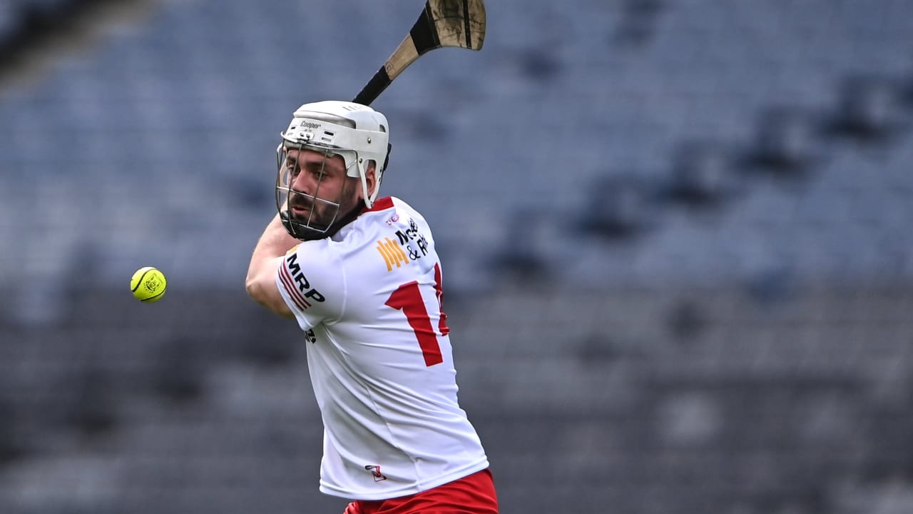 Former Tyrone and Eoghan Ruadh, Dungannon star, Damian Casey, pictured during the 2022 Nickey Rackard Cup Final at Croke Park. Photo by Piaras Ó Mídheach/Sportsfile